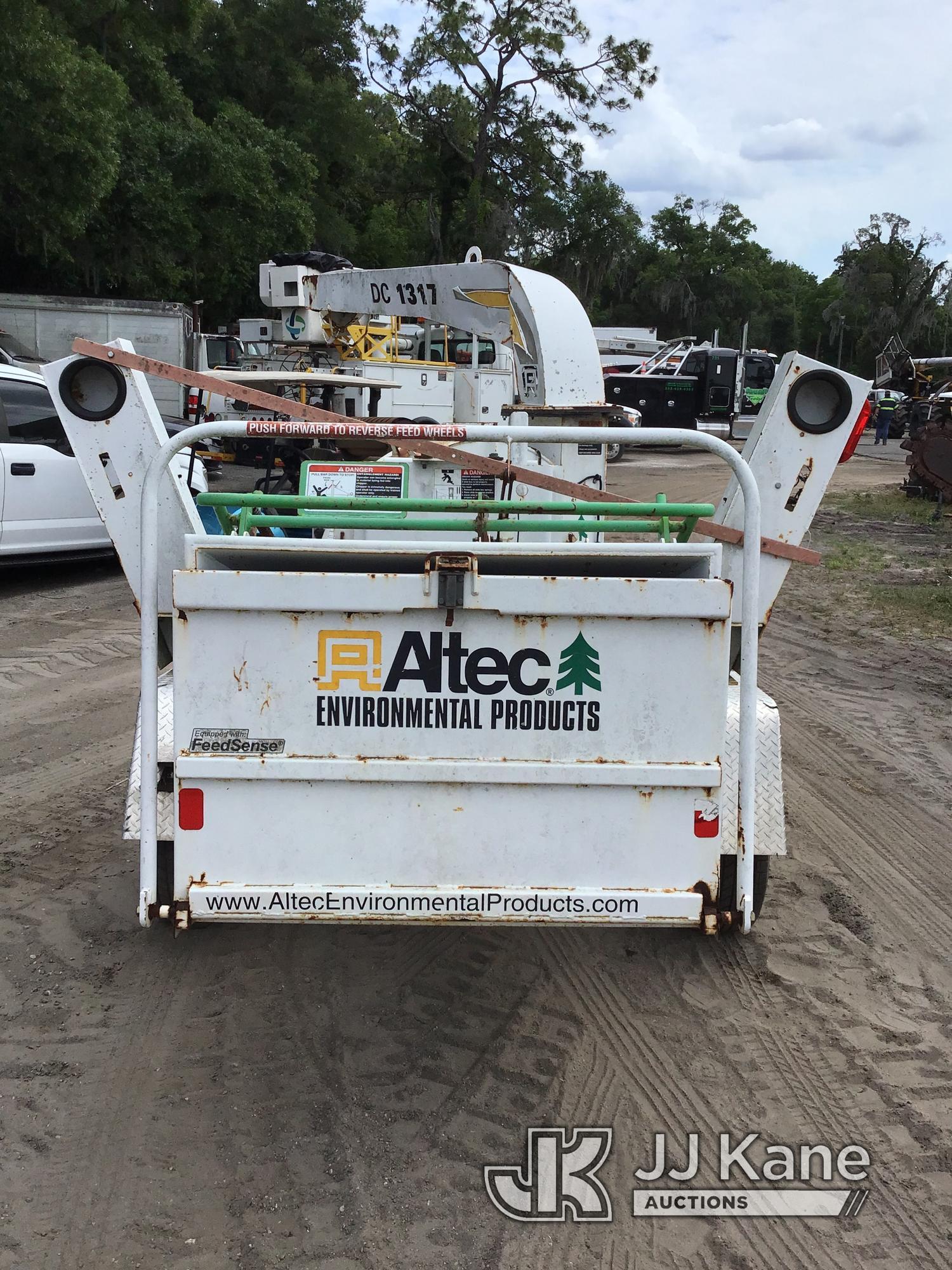 (Ocala, FL) 2011 Altec DC1317 Chipper (13in Disc), trailer mtd No Title) (Not Running, Condition Unk