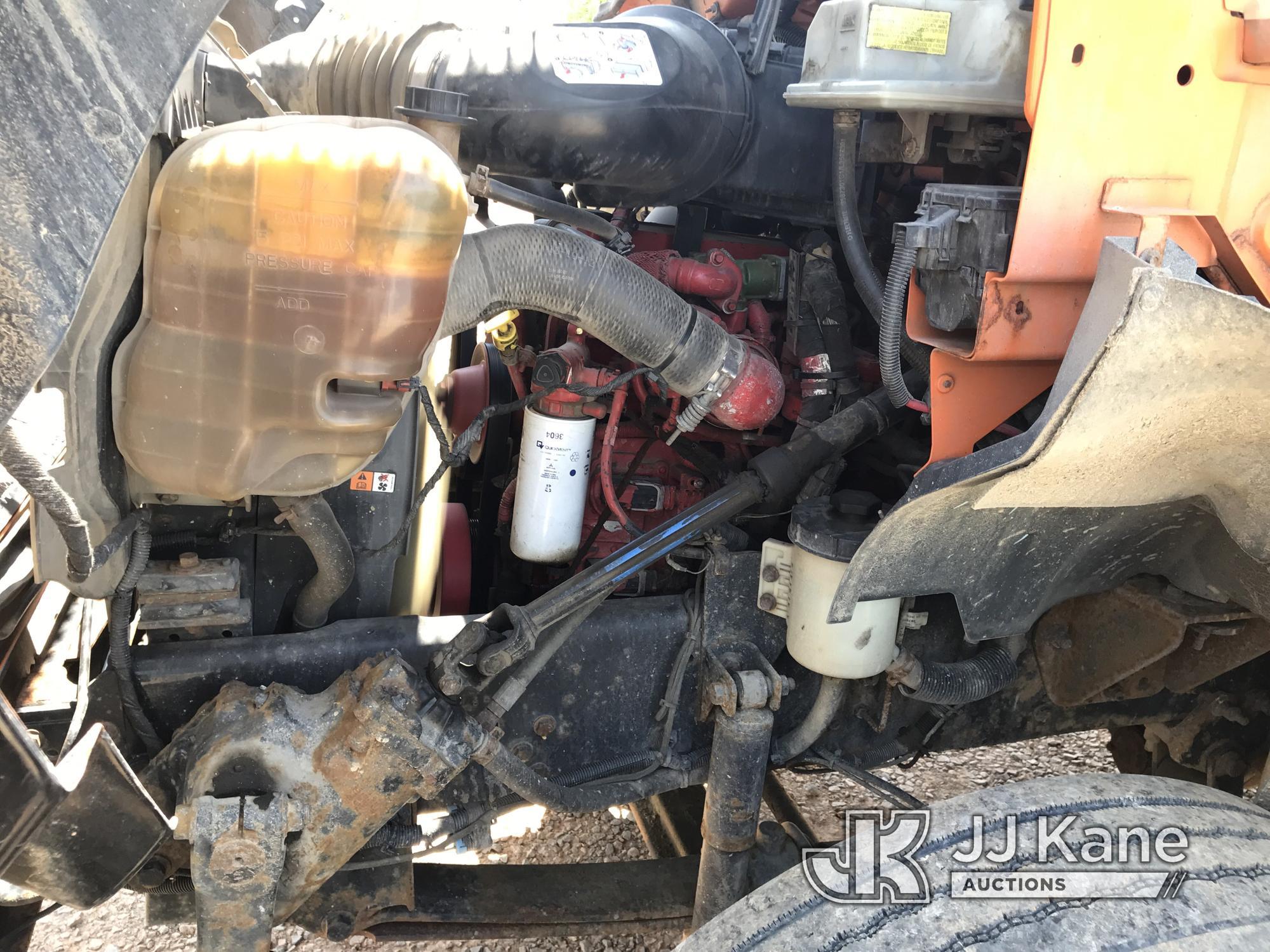 (Kodak, TN) Altec LR756, Over-Center Bucket Truck mounted behind cab on 2013 Ford F750 Chipper Dump