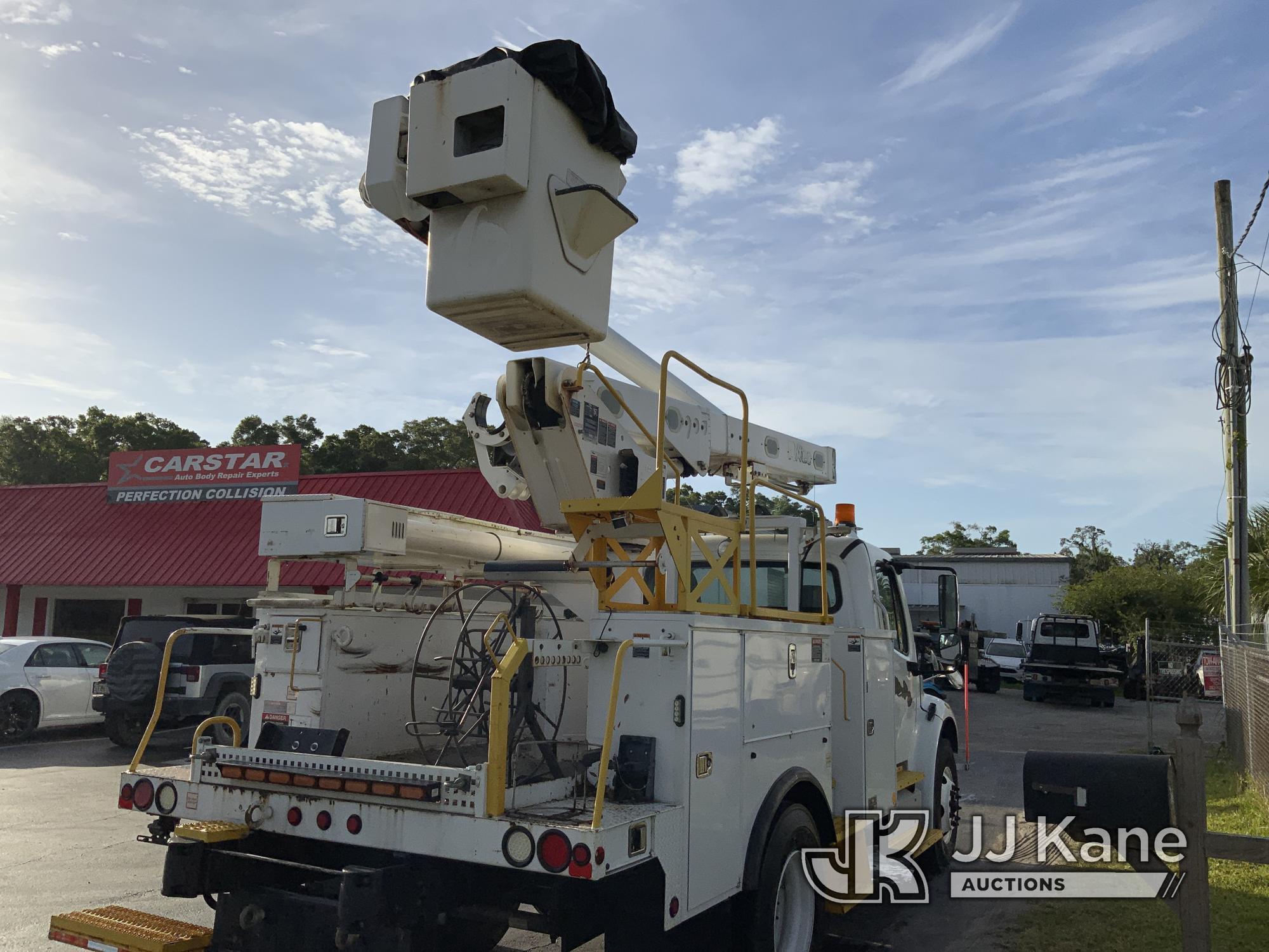 (Ocala, FL) Altec L42A, Over-Center Bucket Truck center mounted on 2012 Freightliner M2 106 Utility