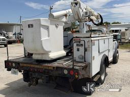 (Clearwater, FL) Altec AT37G, Articulating & Telescopic Bucket mounted behind cab on 2008 Ford F550