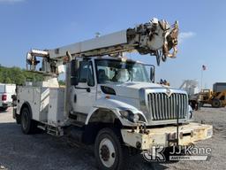 (Verona, KY) Altec DM47-TR, Digger Derrick rear mounted on 2013 International 7300 4x4 Utility Truck