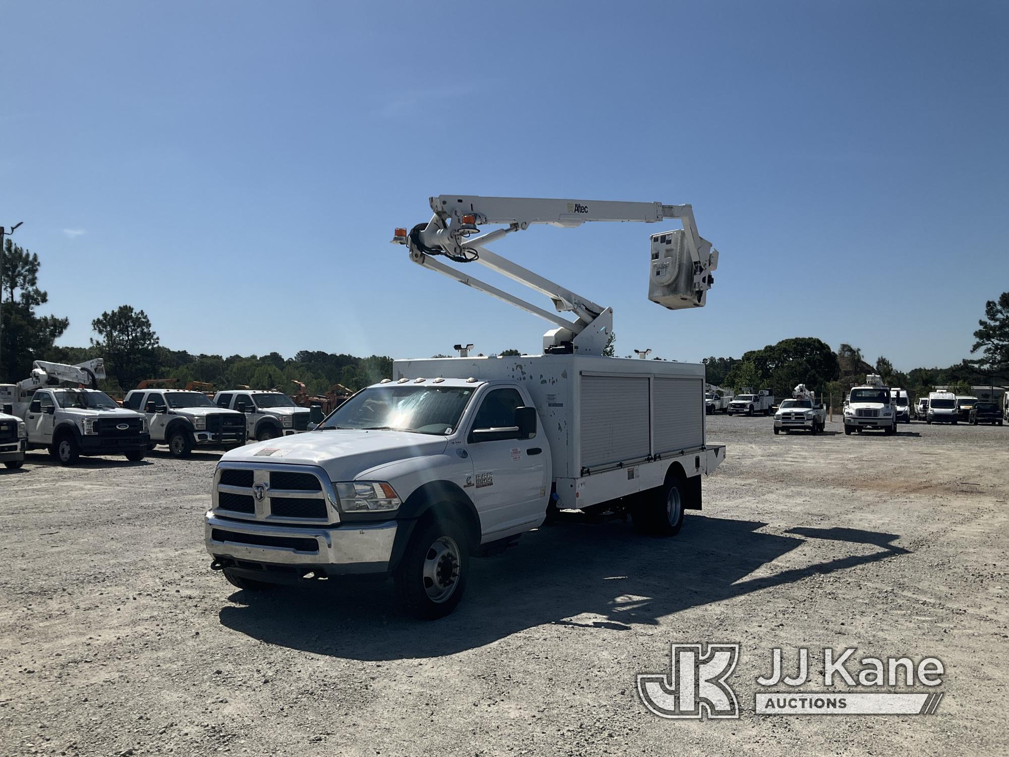 (Villa Rica, GA) Altec AT248F, Articulating & Telescopic Non-Insulated Bucket Truck center mounted o