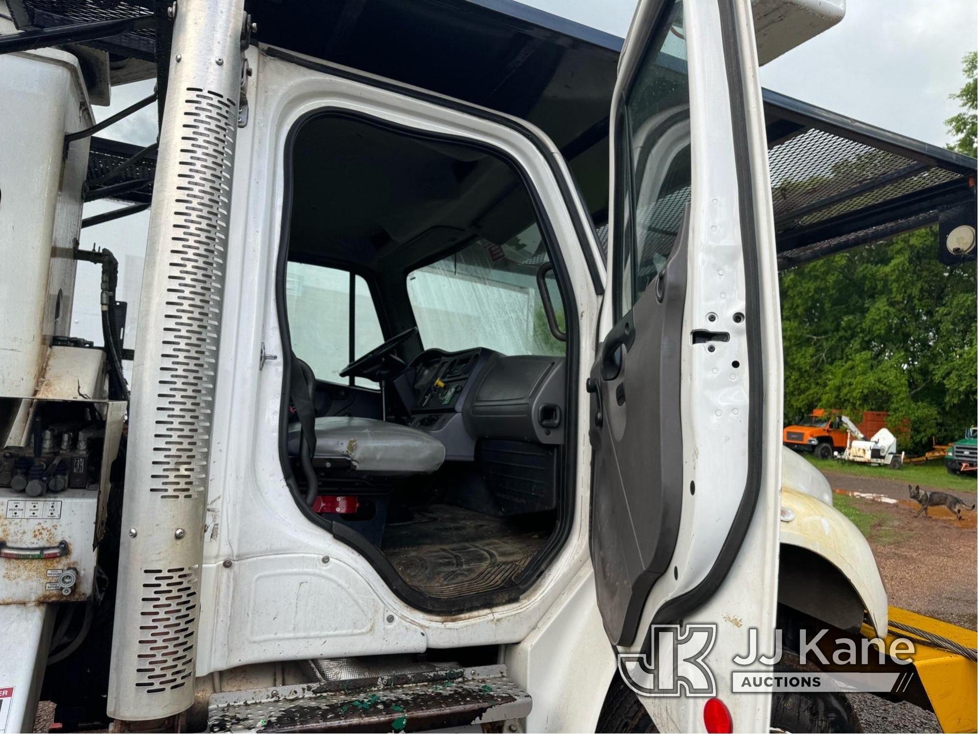 (Kodak, TN) HiRanger XT60, Over-Center Bucket Truck mounted behind cab on 2011 Freightliner M2 106 C