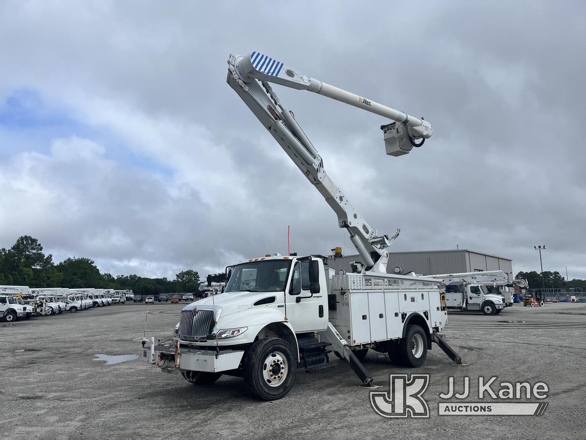 (Chester, VA) Altec AM55, Over-Center Material Handling Bucket Truck rear mounted on 2014 Internatio