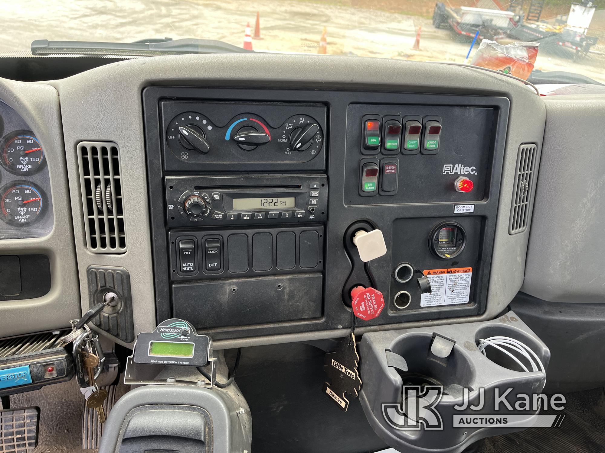 (Chester, VA) Altec AM55, Over-Center Material Handling Bucket Truck rear mounted on 2013 Internatio