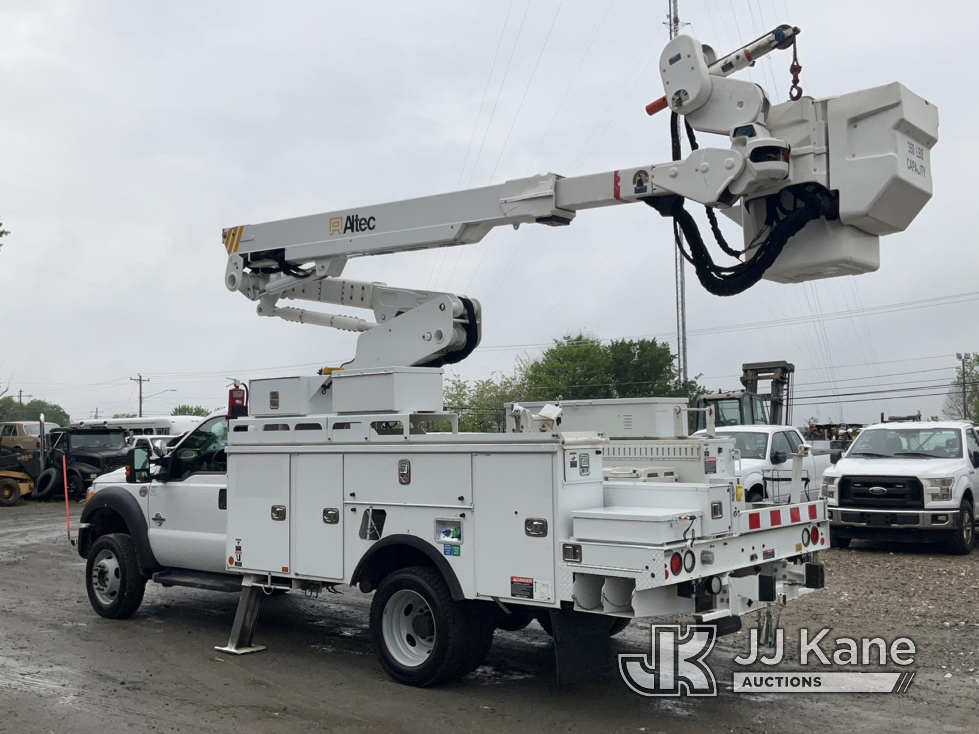 (Charlotte, NC) Altec AT40-MH, Articulating & Telescopic Material Handling Bucket Truck mounted behi