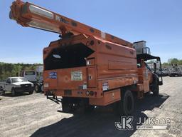 (Mount Airy, NC) Altec LR760E70, Over-Center Elevator Bucket Truck mounted behind cab on 2013 Ford F