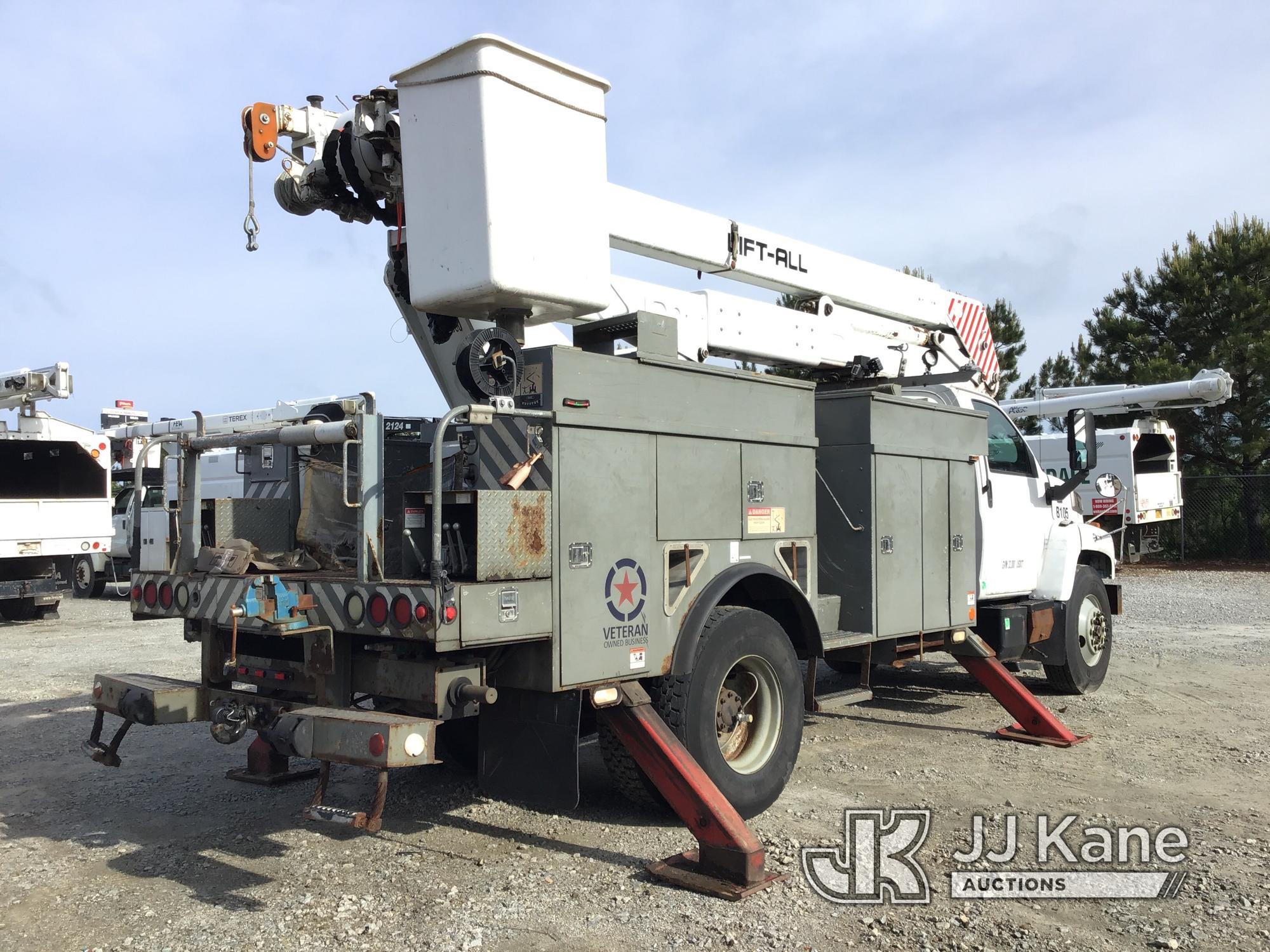 (Villa Rica, GA) Lift-All L0M-50-1S, Material Handling Bucket Truck rear mounted on 2008 GMC C7500 U