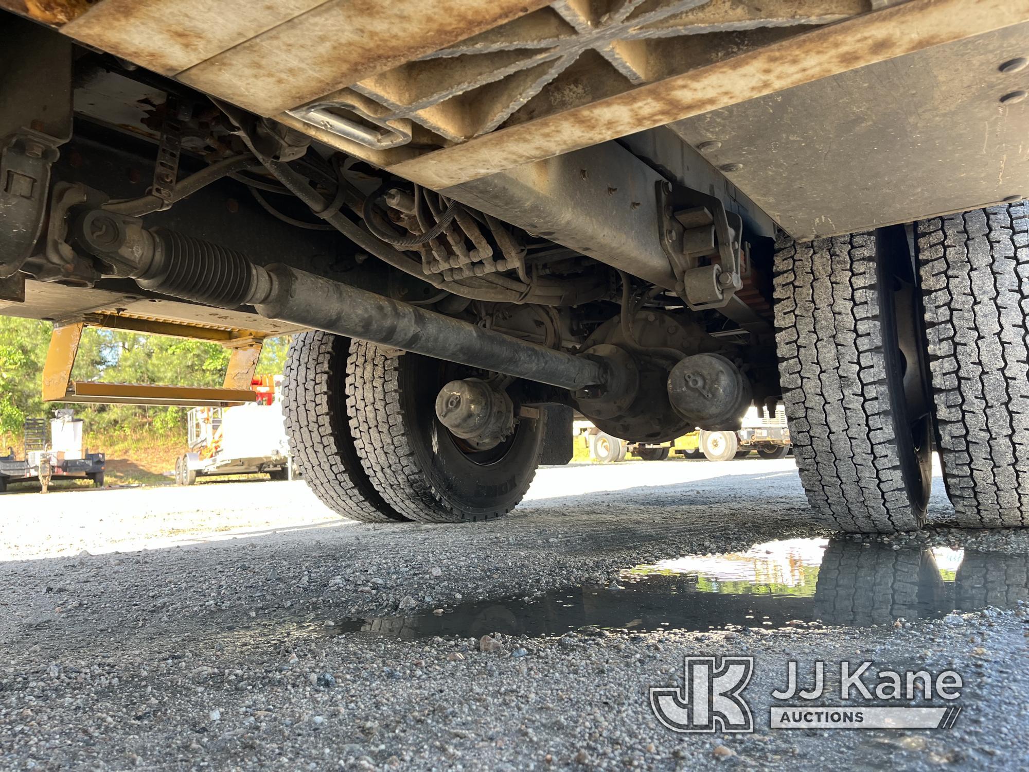 (Chester, VA) Altec AM55, Over-Center Material Handling Bucket Truck rear mounted on 2014 Internatio