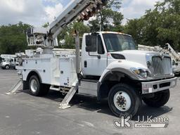 (Tampa, FL) Altec DC47-TR, Digger Derrick rear mounted on 2017 International 7300 4x4 Utility Truck