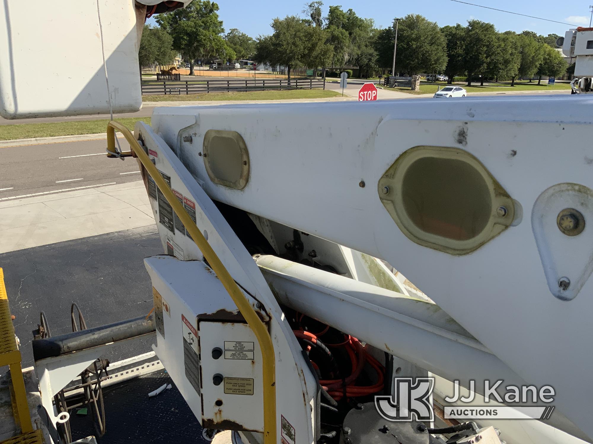 (Ocala, FL) Altec L42A, Over-Center Bucket Truck center mounted on 2013 Freightliner M2 106 Utility