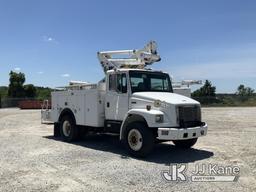 (Villa Rica, GA) Altec TA40, Articulating & Telescopic Bucket Truck mounted behind cab on 2002 Freig