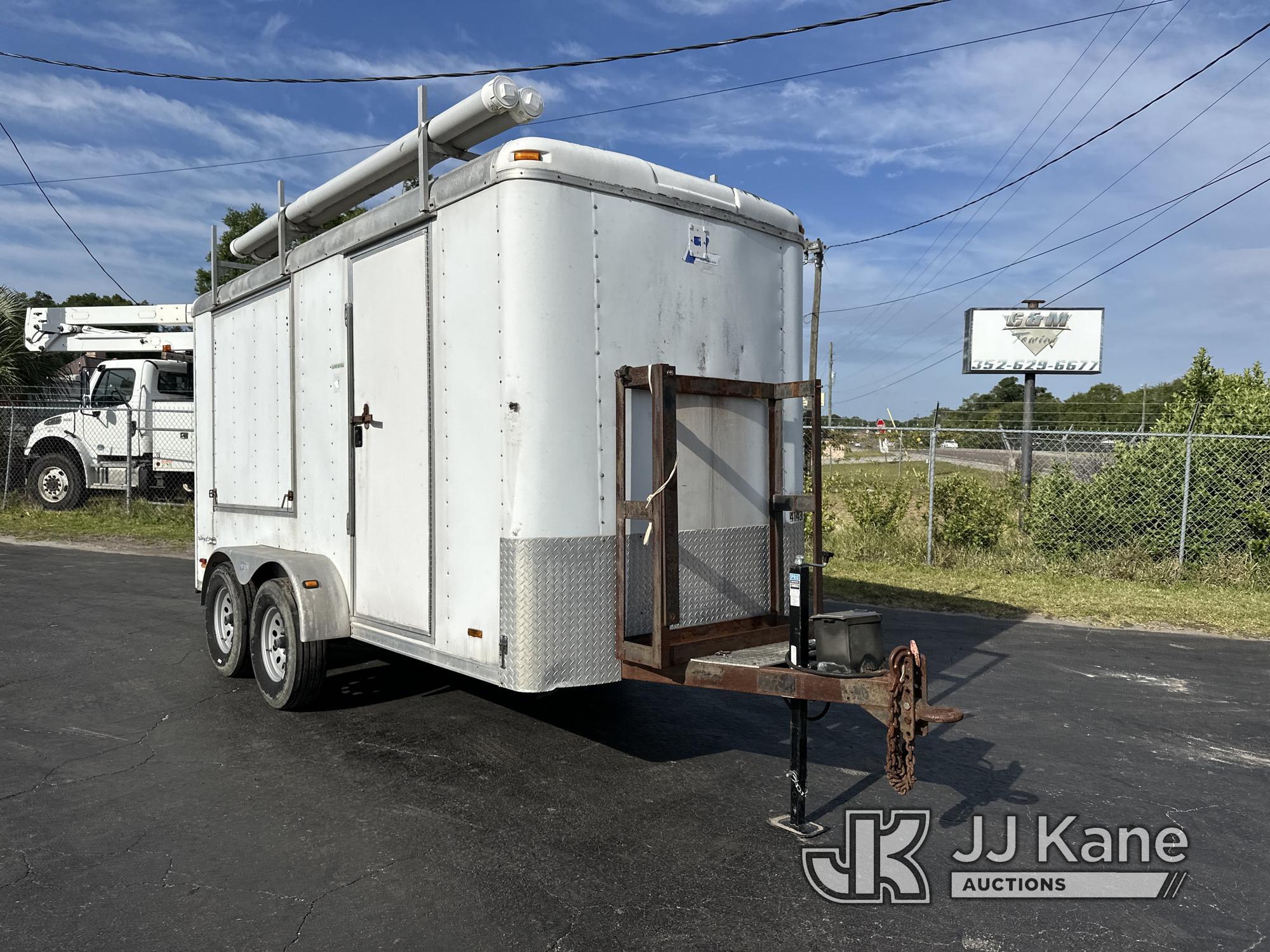 (Ocala, FL) 2004 Pace American Trailer CS614TA2, 14 Ft T/A Enclosed Trailer Body Damage