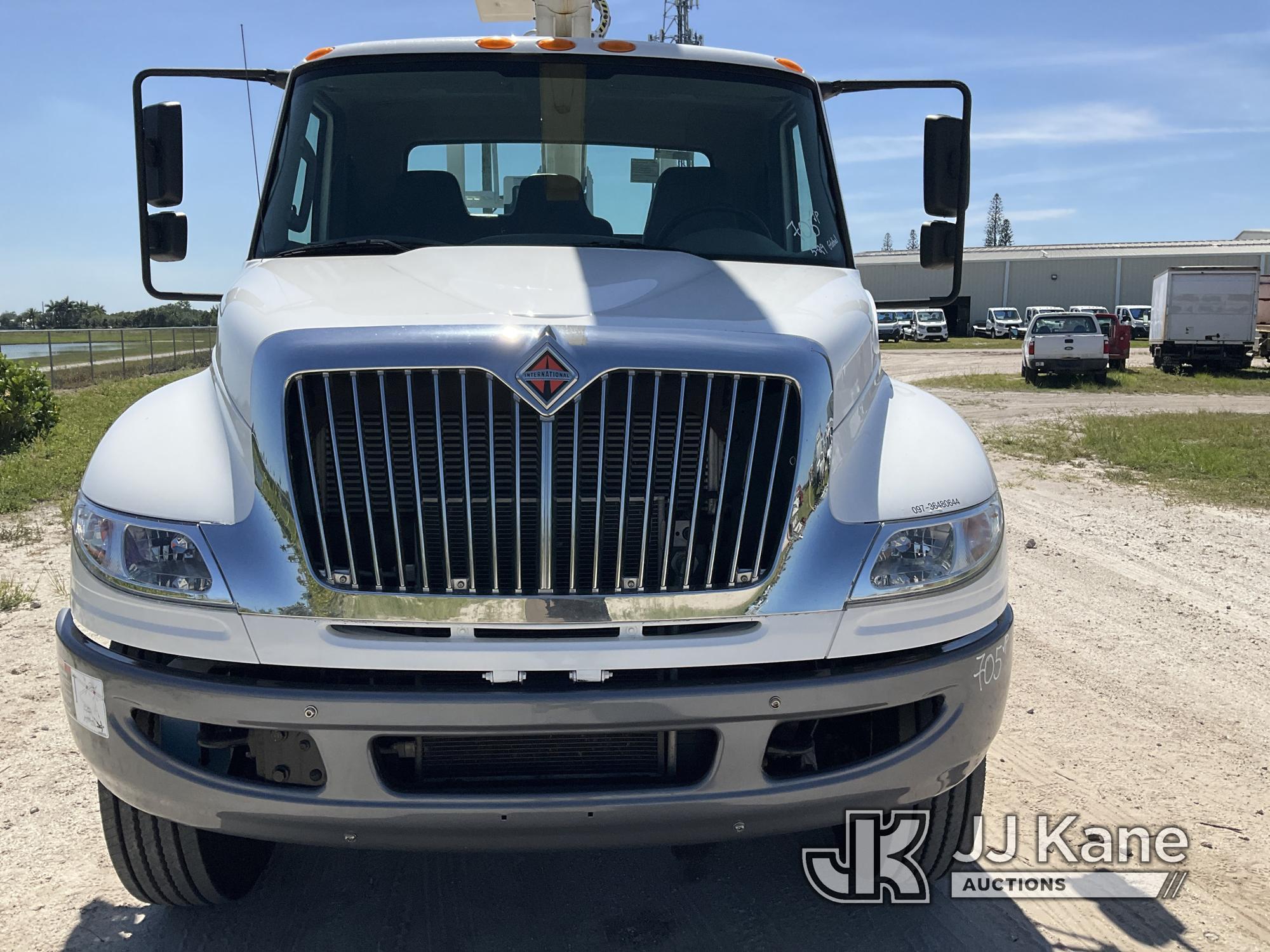 (Westlake, FL) Altec AA55, Bucket Truck rear mounted on 2016 International 4300 Utility Truck Runs,