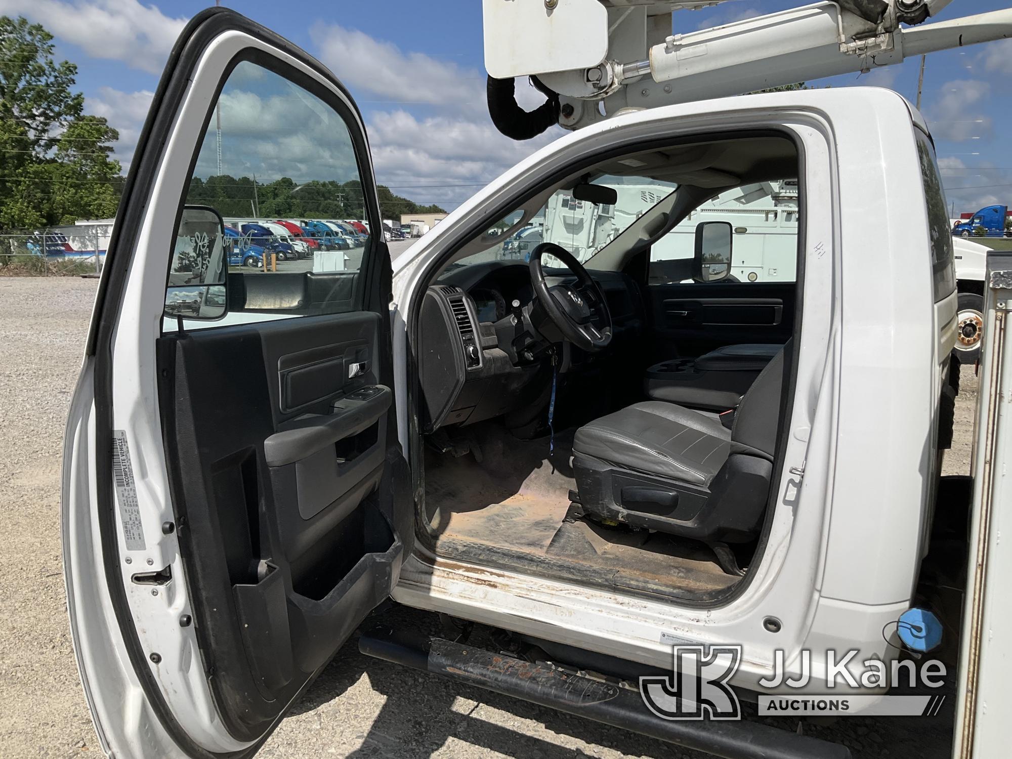 (Villa Rica, GA) HiRanger TL38-P, Articulating & Telescopic Bucket mounted behind cab on 2016 Ram 55