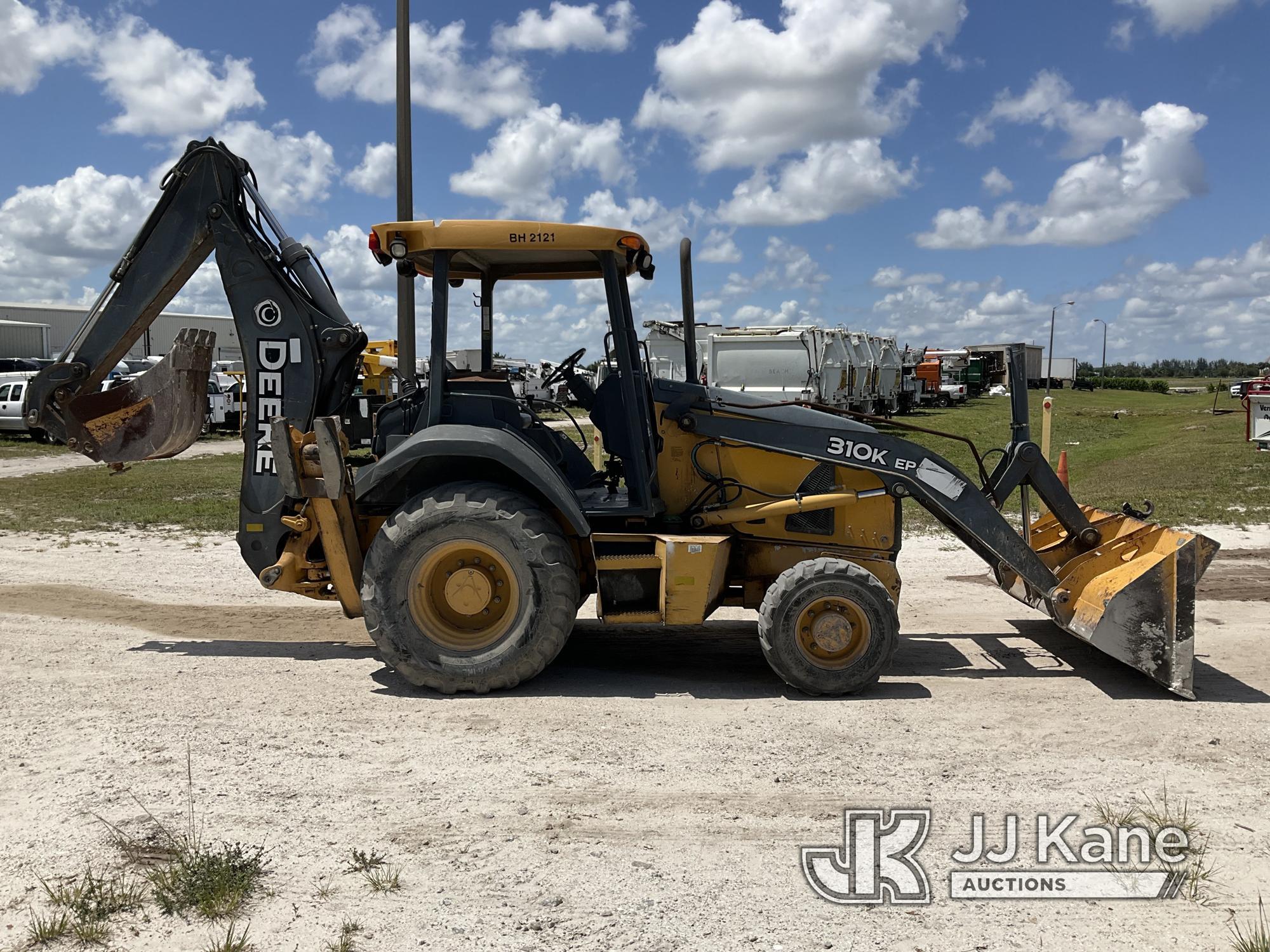 (Westlake, FL) 2012 John Deere 310EK 4x4 Tractor Loader Backhoe Runs & Moves, Loader & Backhoe Opera