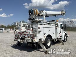 (Verona, KY) Altec DM47TR, Digger Derrick rear mounted on 2010 Freightliner M2 106 Utility Truck Run