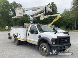 (New Tazewell, TN) Altec AT37G, Articulating & Telescopic Bucket Truck mounted behind cab on 2009 Fo