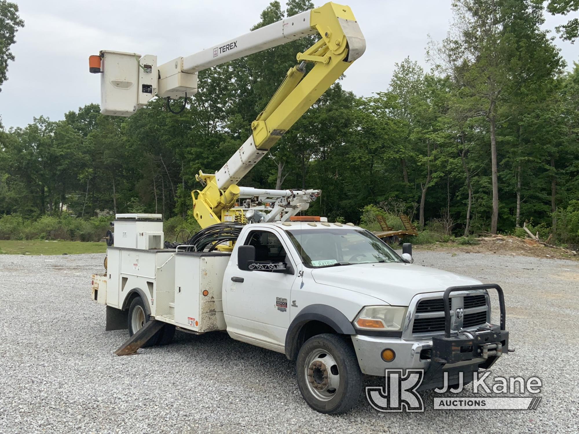 (New Tazewell, TN) Hi-Ranger HR-37M, Articulating & Telescopic Material Handling Bucket Truck mounte