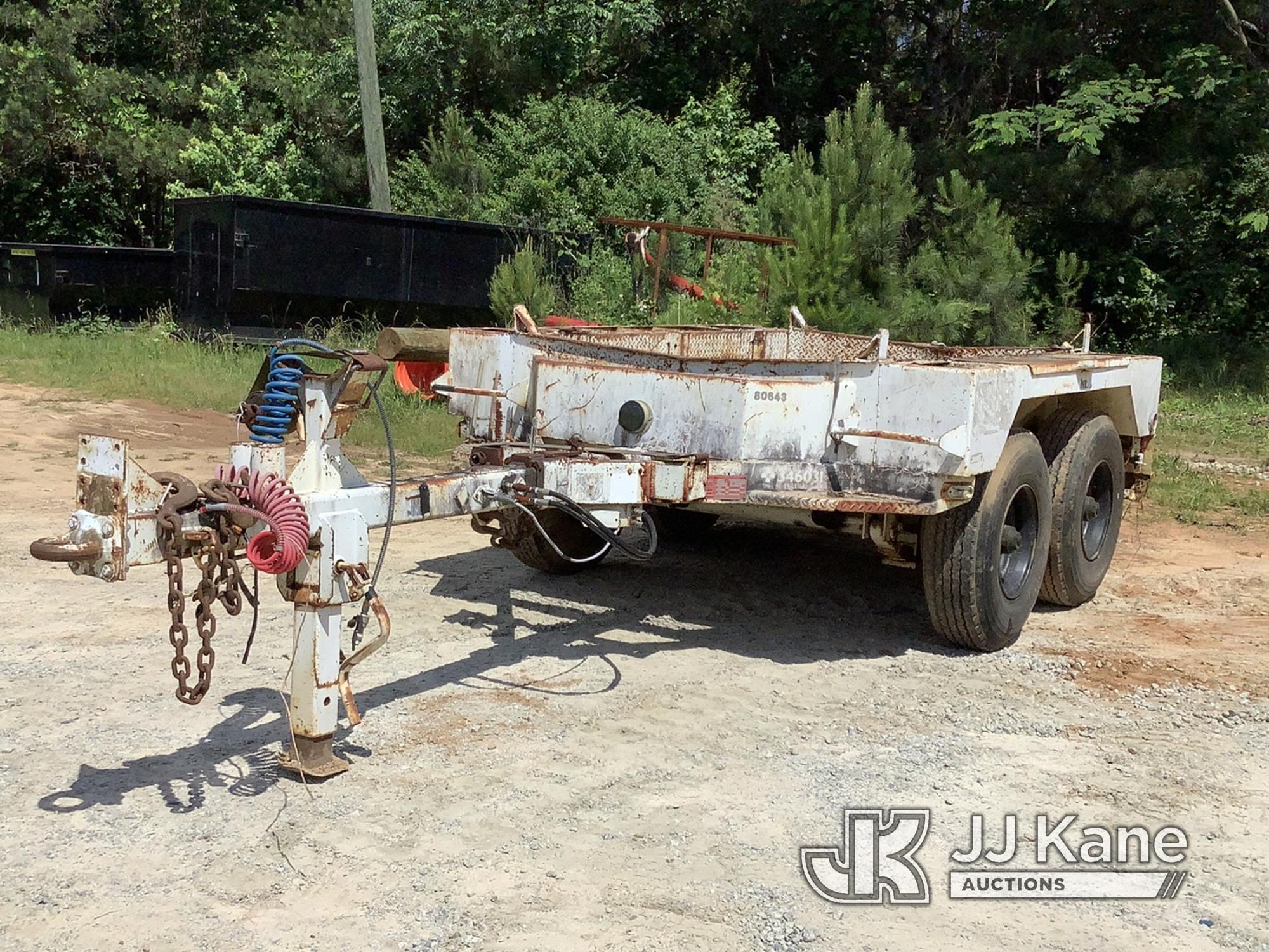 (Douglasville, GA) 1987 Feree PT-10T T/A Extendable Pole/Material Trailer Body Damage