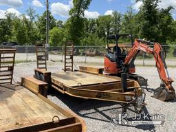 (Verona, KY) 2012 Belshe Industries WB14-2EP T/A Tagalong Equipment Trailer No Title) (Damaged Decki