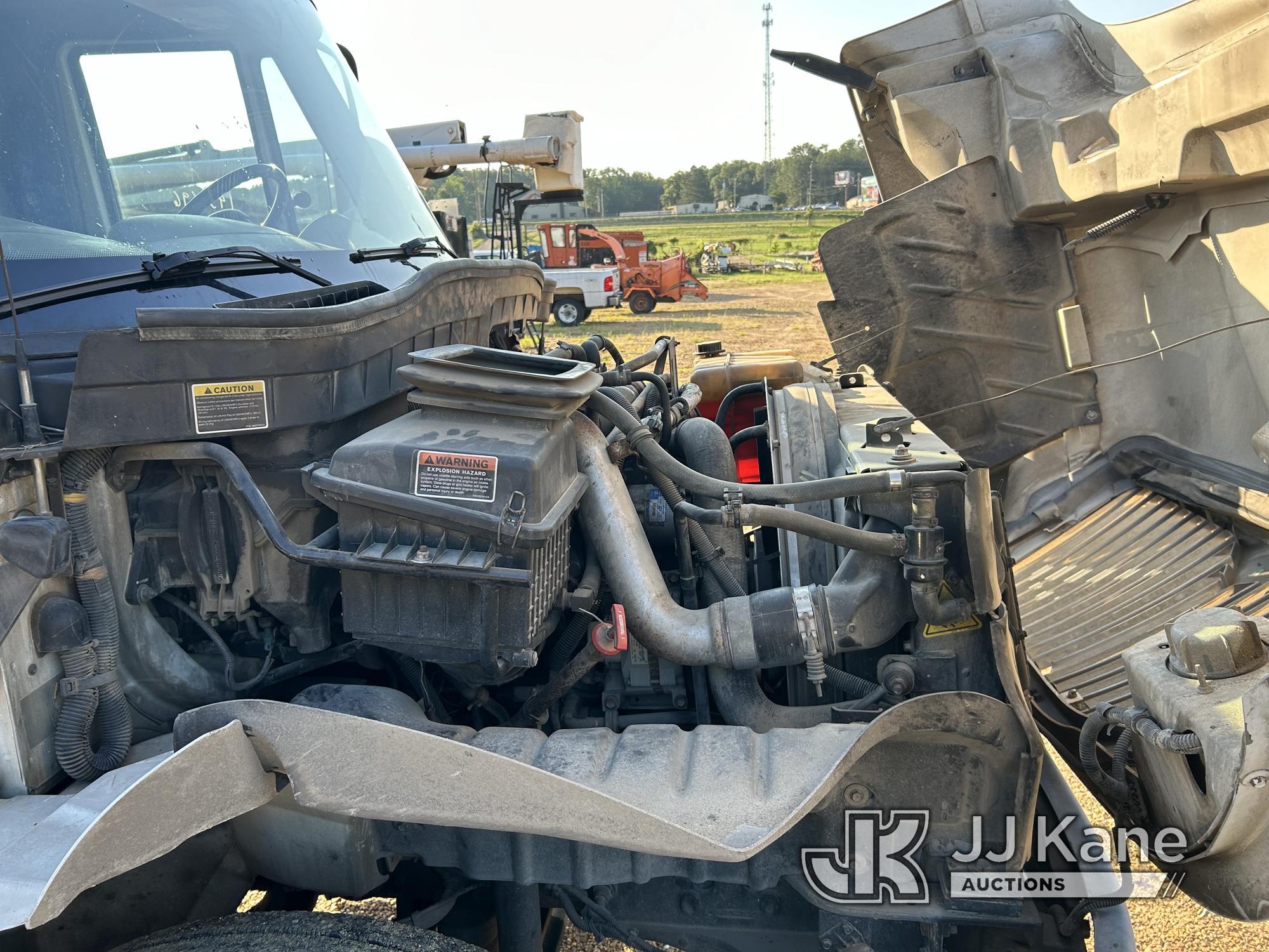 (Byram, MS) Altec DC47-TR, Digger Derrick rear mounted on 2013 International 4300 Flatbed/Utility Tr