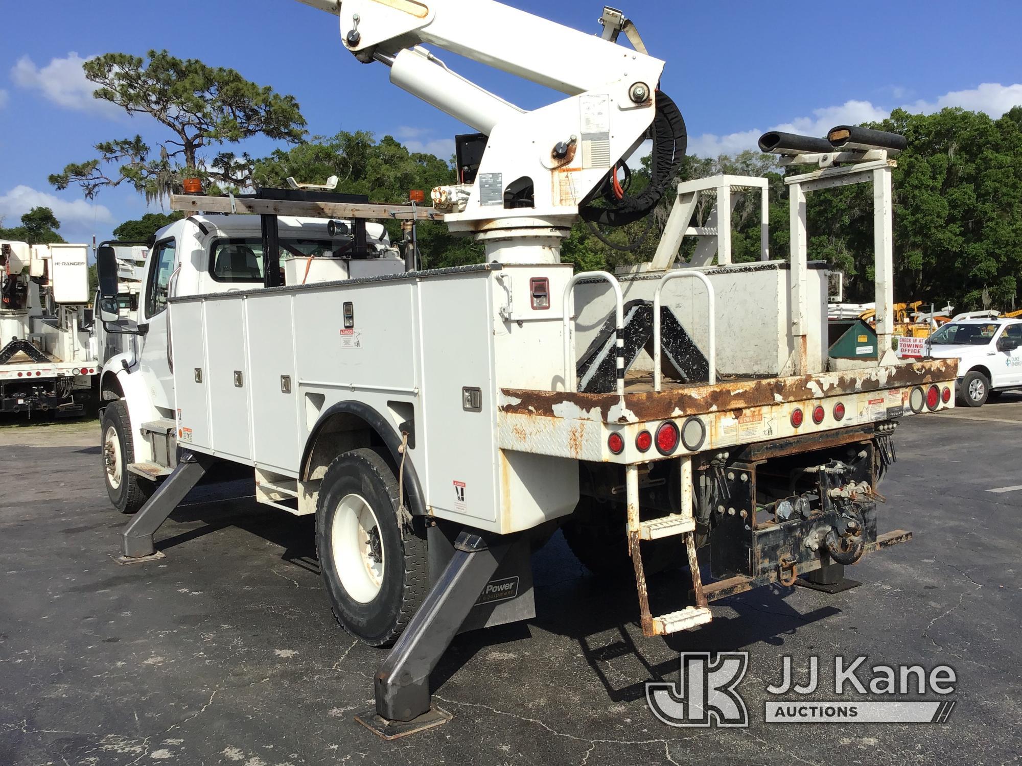 (Ocala, FL) TEREX TC-55, Material Handling Bucket Truck rear mounted on 2019 Freightliner M2 4x4 Uti