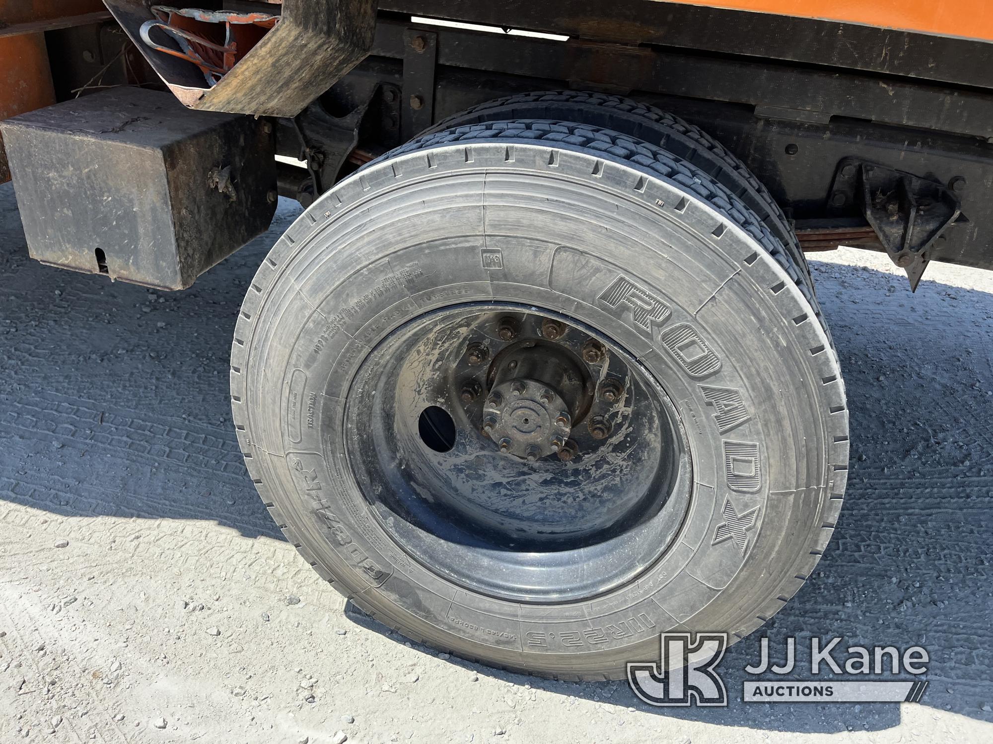 (Chester, VA) Altec LR756, Over-Center Bucket Truck mounted behind cab on 2015 Ford F750 Chipper Dum