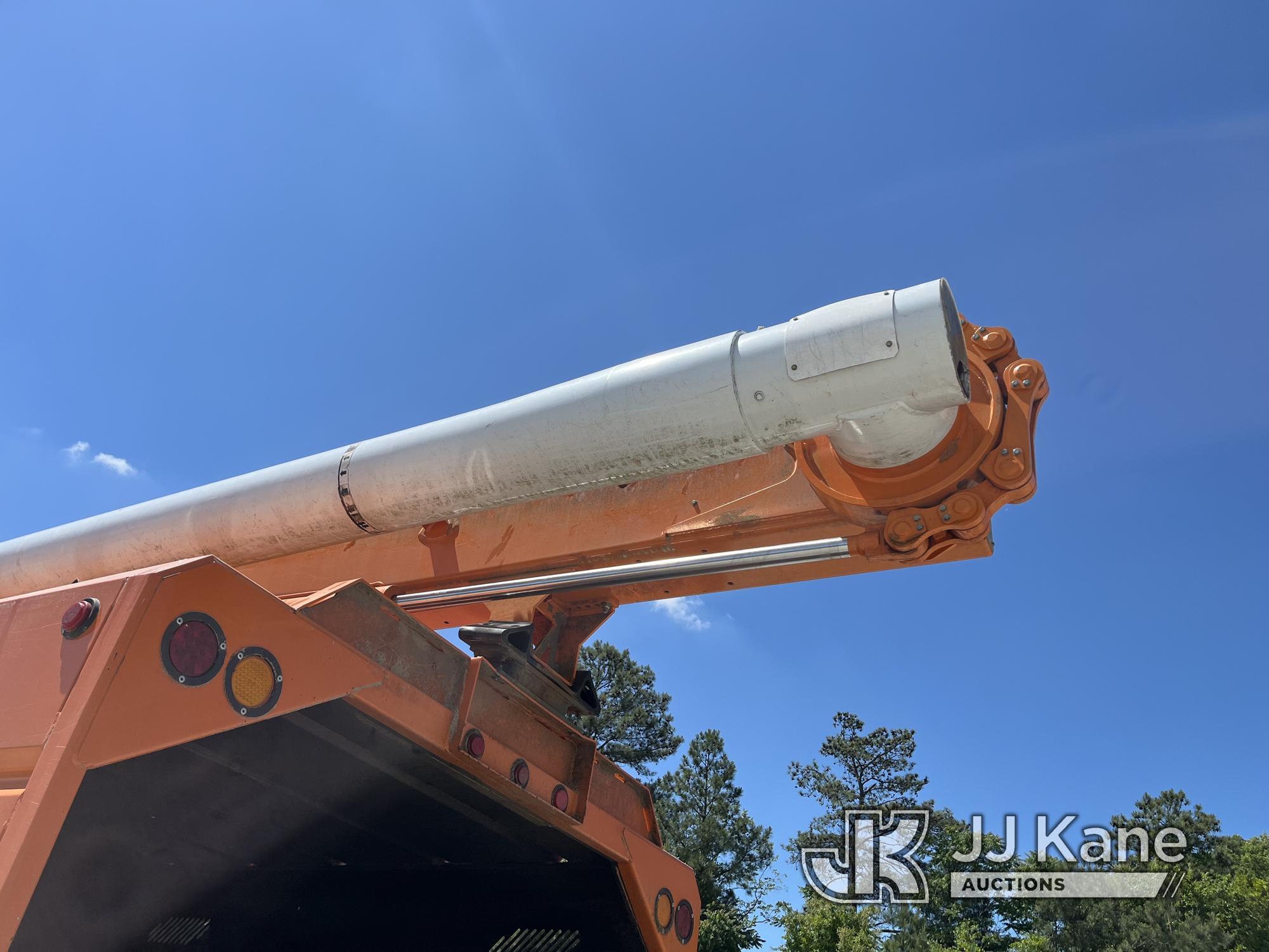 (Chester, VA) Altec LR756, Over-Center Bucket Truck mounted behind cab on 2015 Ford F750 Chipper Dum