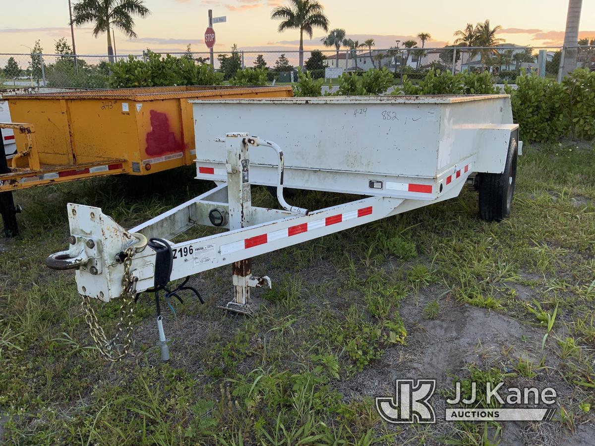 (Westlake, FL) 2017 Altec TC 1249 S/A Material Trailer Rust) (FL Residents Purchasing Titled Items -