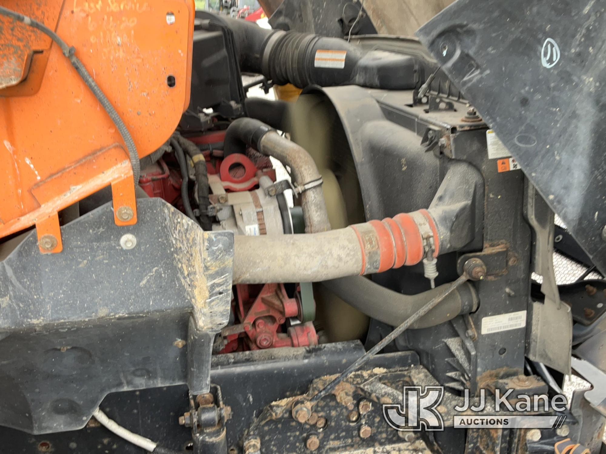 (Verona, KY) Altec LR756, Over-Center Bucket Truck mounted behind cab on 2013 Ford F750 Chipper Dump