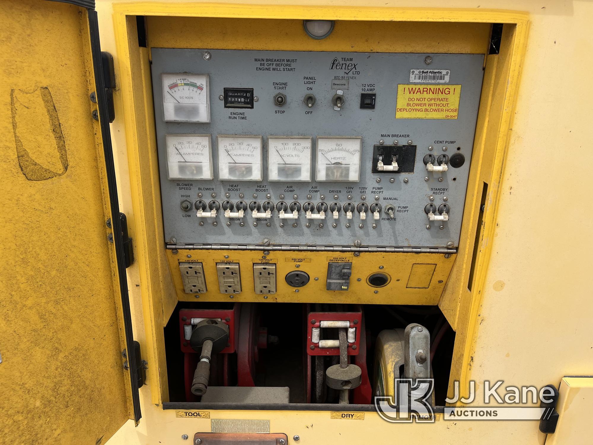 (Chester, VA) 2000 Team Fenex F101KG Portable Manhole System Not Running, Cranks, Does Not Start) (O