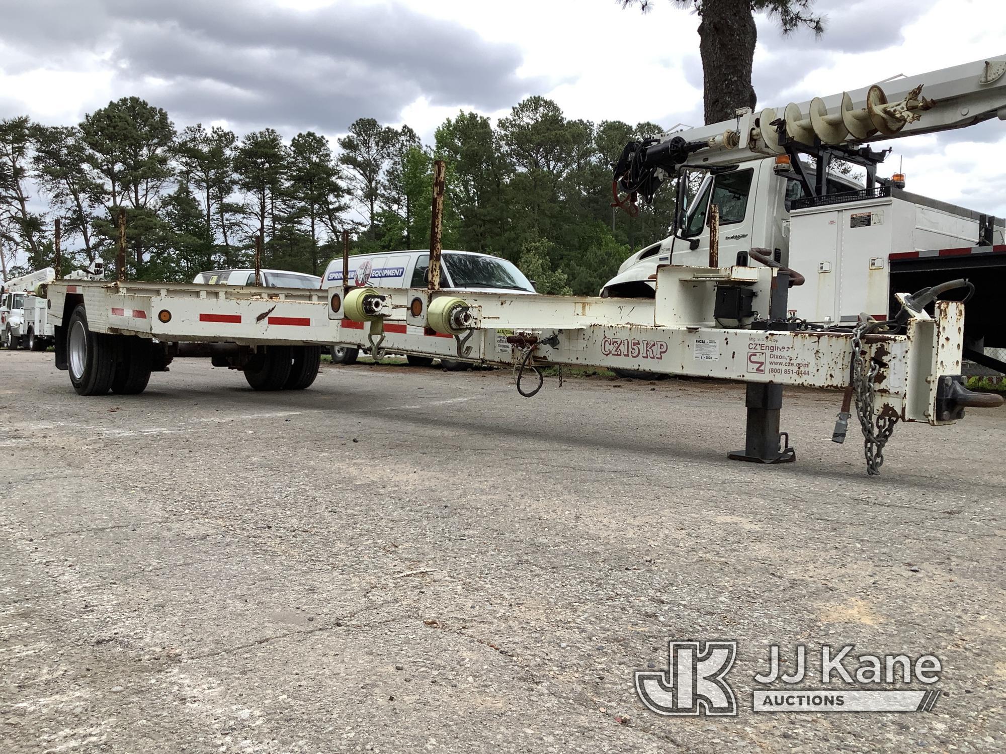 (Graysville, AL) 2016 CZ Engineering CZ15KP Extendable Pole Trailer, GVWR 19,000