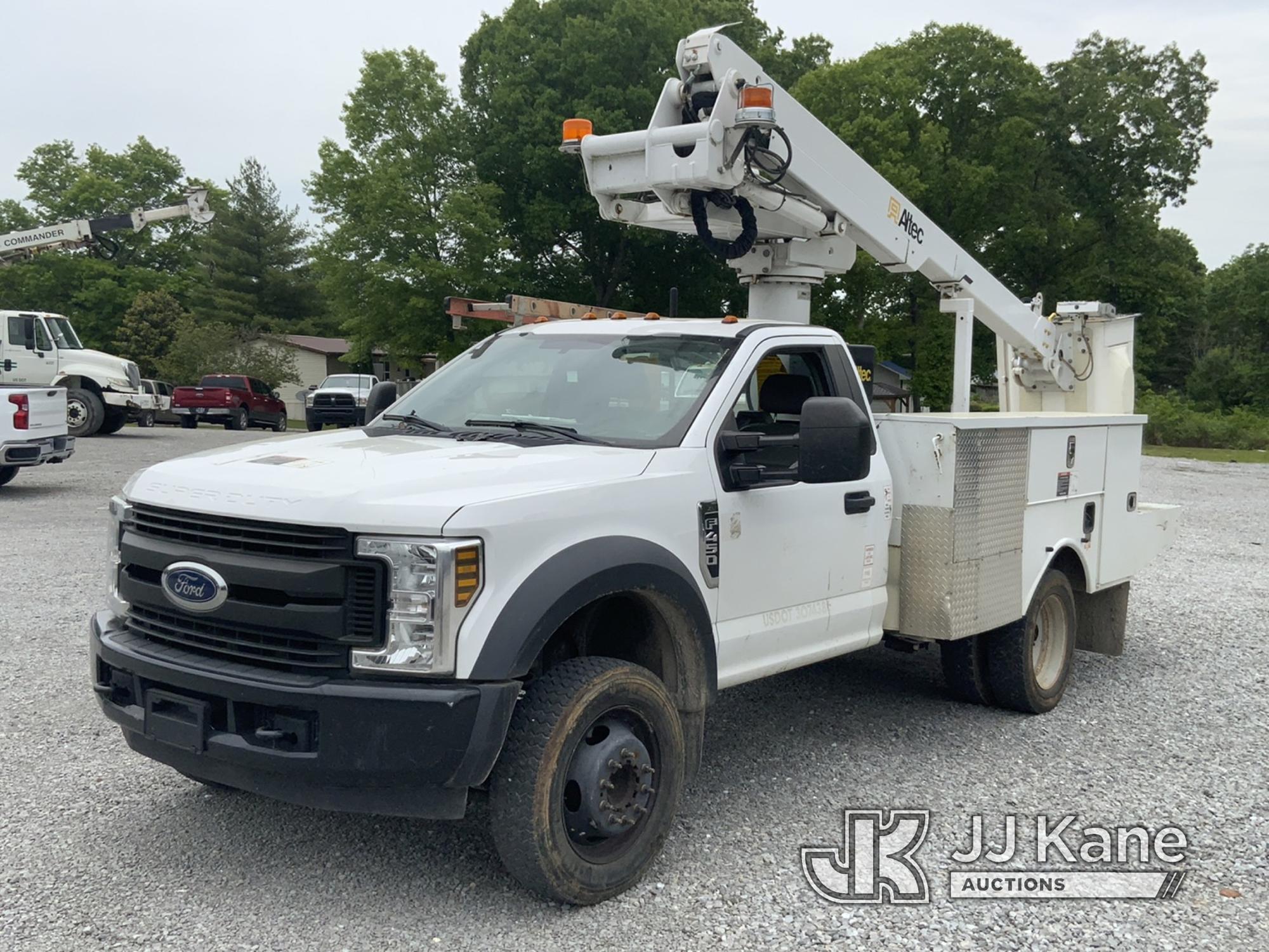 (New Tazewell, TN) Altec AT235, Non-Insulated Bucket Truck mounted behind cab on 2019 Ford F450 Serv