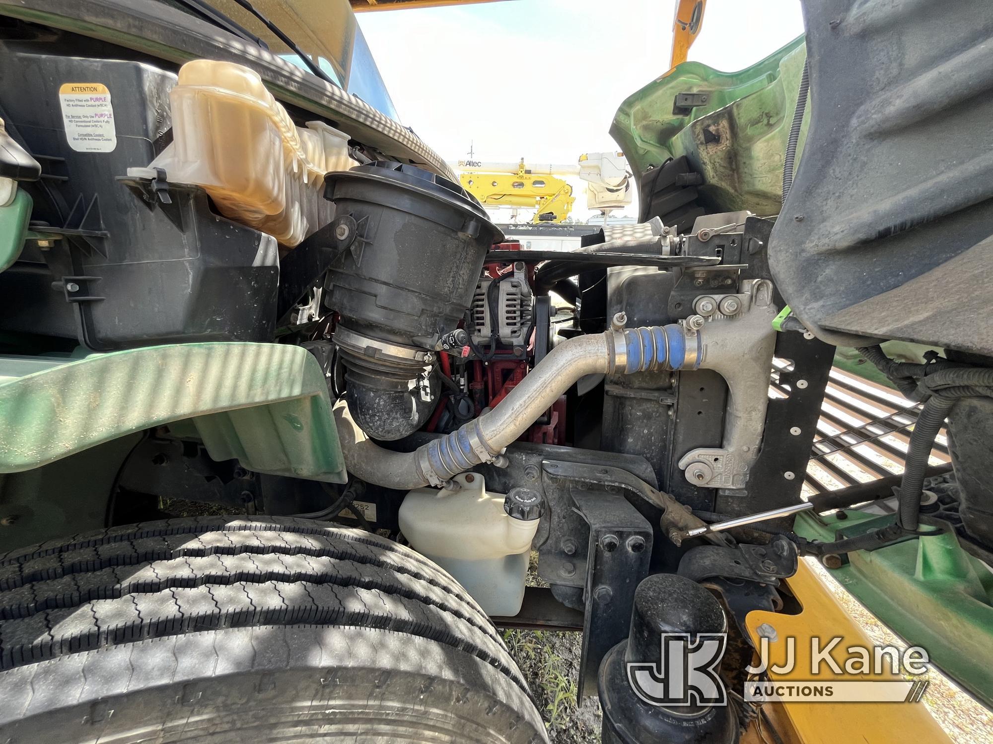 (Jacksonville, FL) Altec LRV-56, Over-Center Bucket Truck mounted behind cab on 2015 Freightliner M2