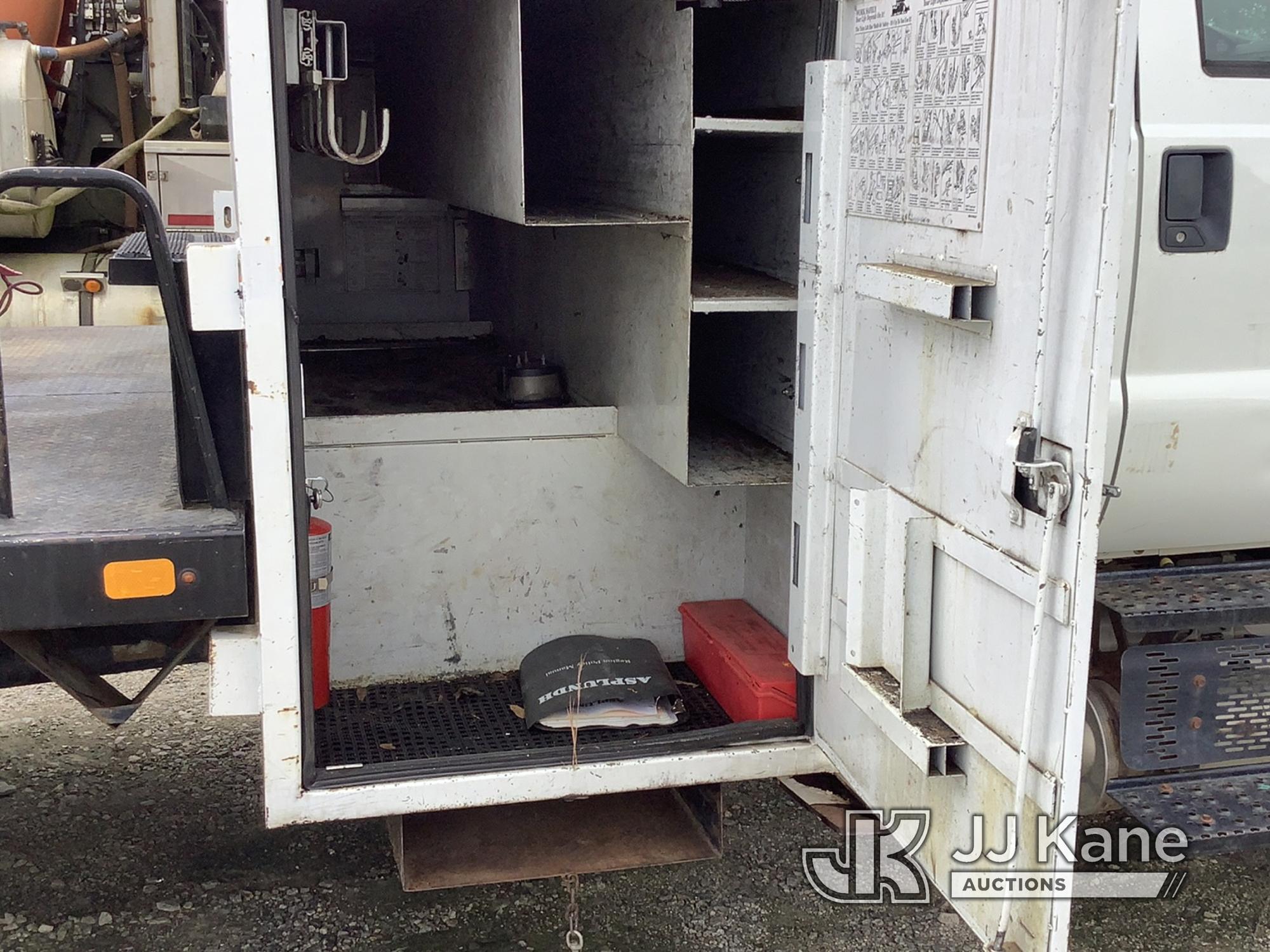 (Villa Rica, GA) Terex XT60/70, Over-Center Elevator Bucket Truck rear mounted on 2011 Ford F750 Fla