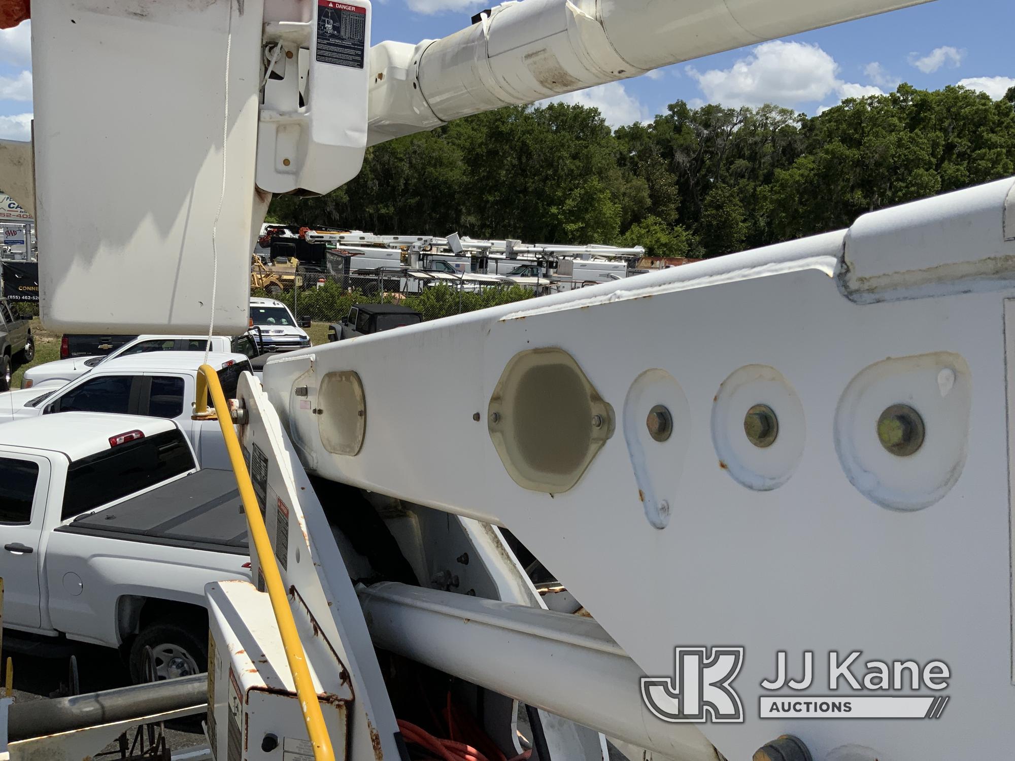 (Ocala, FL) Altec L42A, Over-Center Bucket Truck center mounted on 2012 Freightliner M2 106 Utility