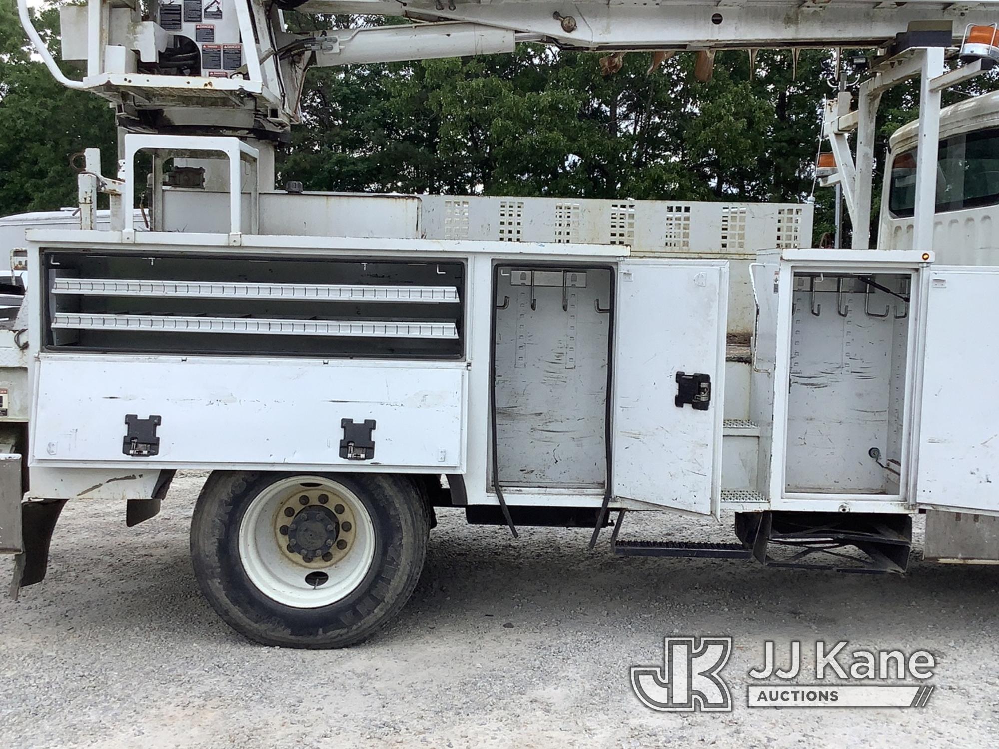 (Douglasville, GA) Altec DC47-BR, Digger Derrick rear mounted on 2016 Freightliner M2 106 4x4 Utilit