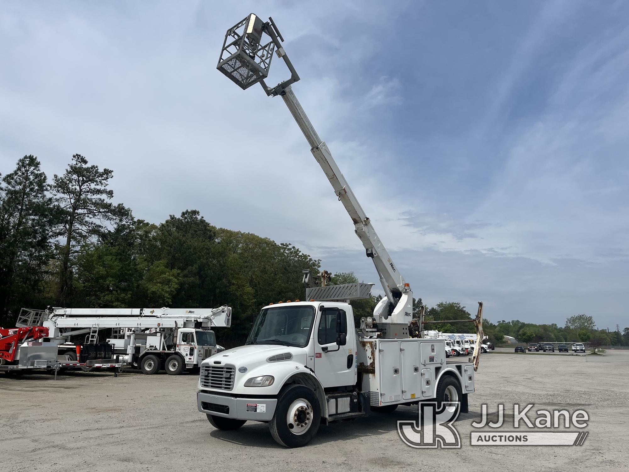 (Chester, VA) Altec TA40P, Telescopic Non-Insulated Cable Placing Bucket Truck rear mounted on 2016