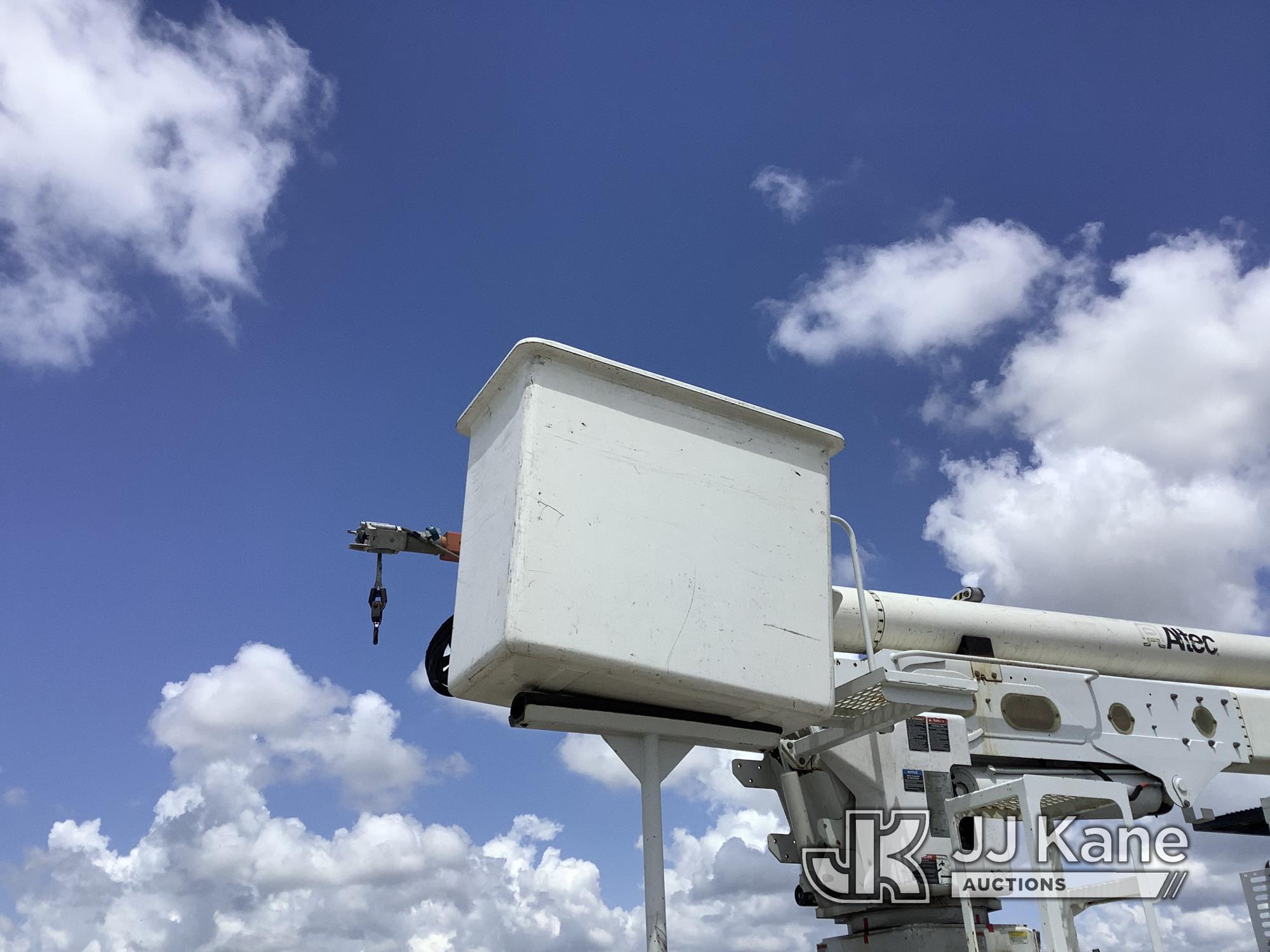 (Westlake, FL) Altec AA55, Material Handling Bucket Truck rear mounted on 2016 Freightliner M2 106 4