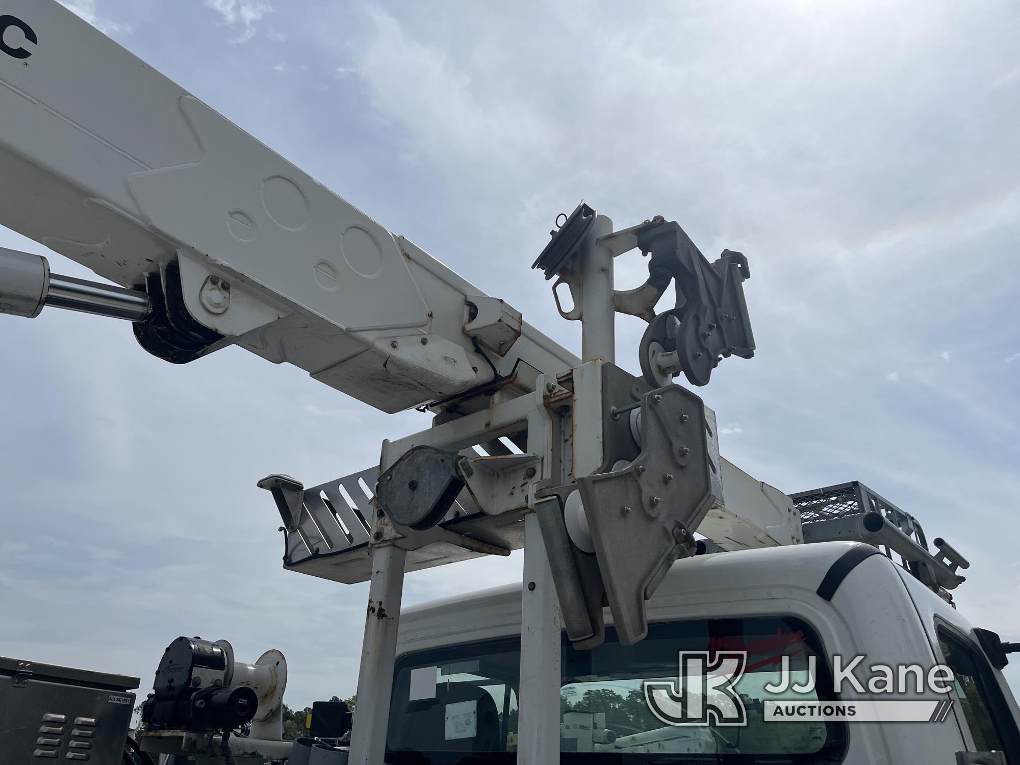 (Chester, VA) Altec TA40P, Telescopic Non-Insulated Cable Placing Bucket Truck rear mounted on 2016