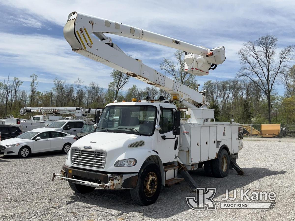 (Verona, KY) Altec AA55-MH, Material Handling Bucket Truck rear mounted on 2011 Freightliner M2 106