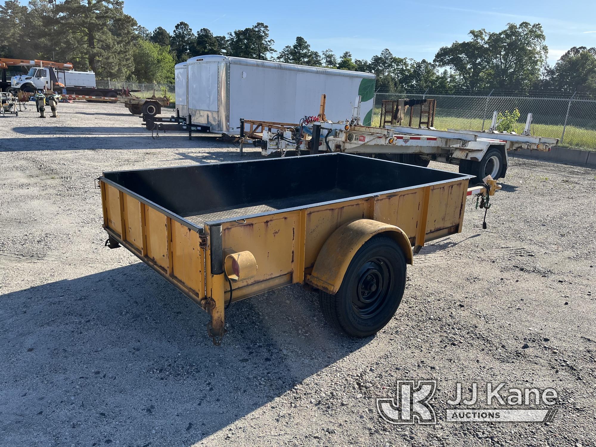 (Chester, VA) 1988 Utility Trailer Manufacturing Co. S/A Material Trailer Bent Axle