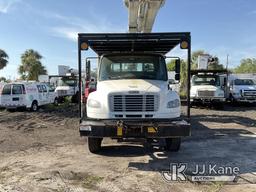 (Tampa, FL) HiRanger XT60/70, Over-Center Elevator Bucket Truck rear mounted on 2014 Freightliner M2