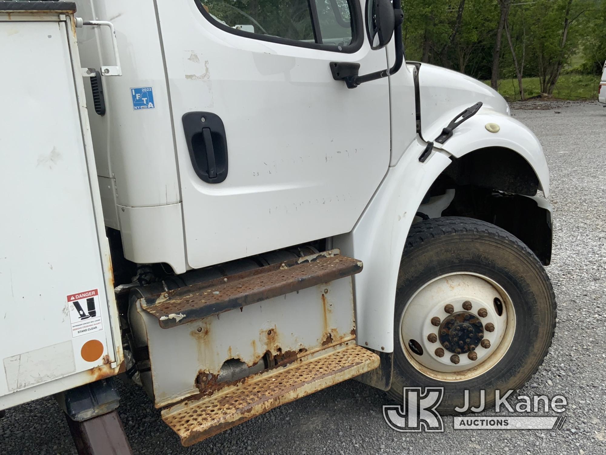 (New Tazewell, TN) HiRanger 5TC-55, Material Handling Bucket Truck rear mounted on 2016 Freightliner