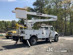 (Charlotte, NC) HiRanger TC55-MH, Articulating Material Handling Bucket Truck rear mounted on 2019 F