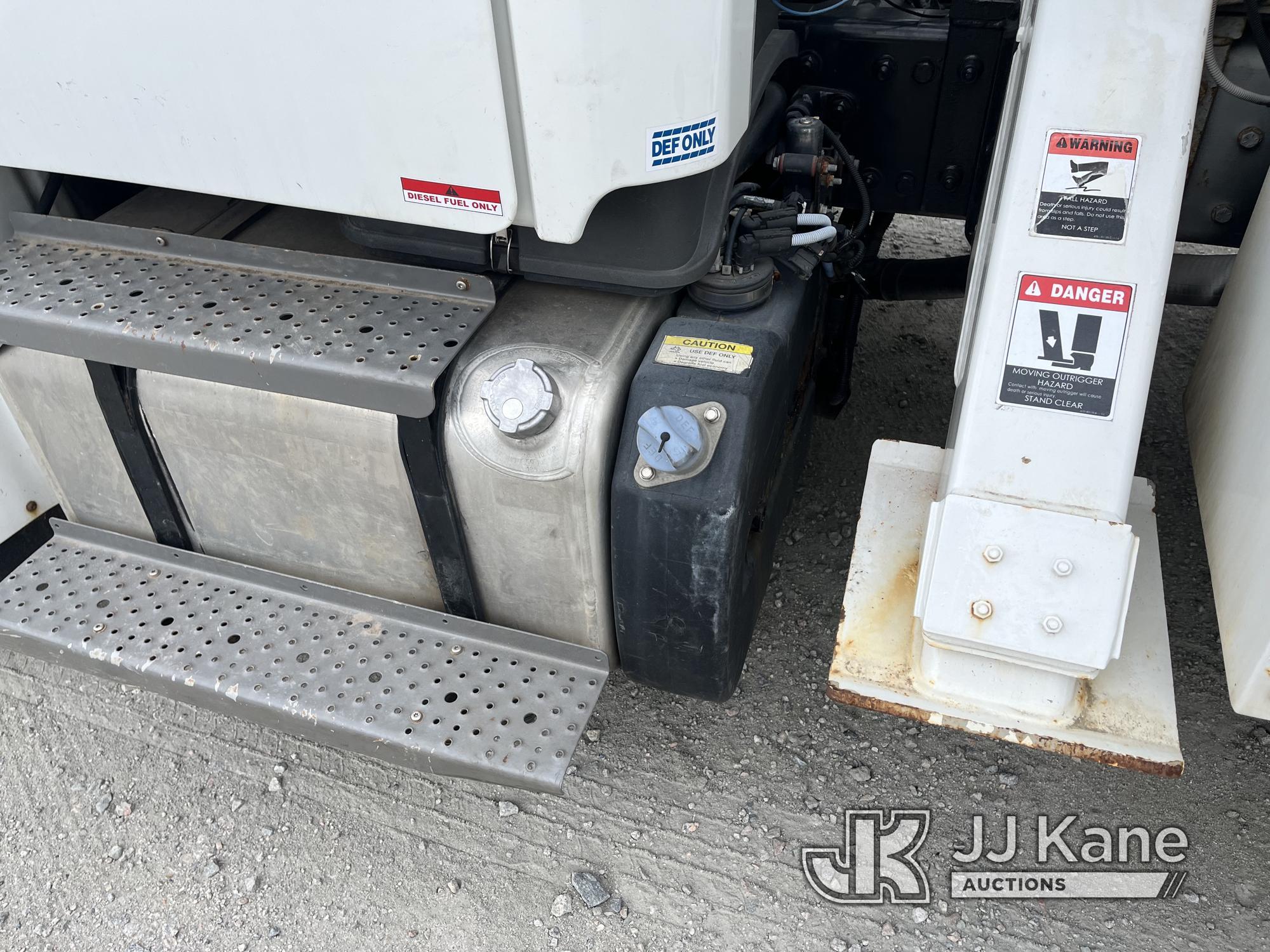 (Chester, VA) Altec AN55E-OC, Over-Center Material Handling Bucket Truck rear mounted on 2014 Freigh