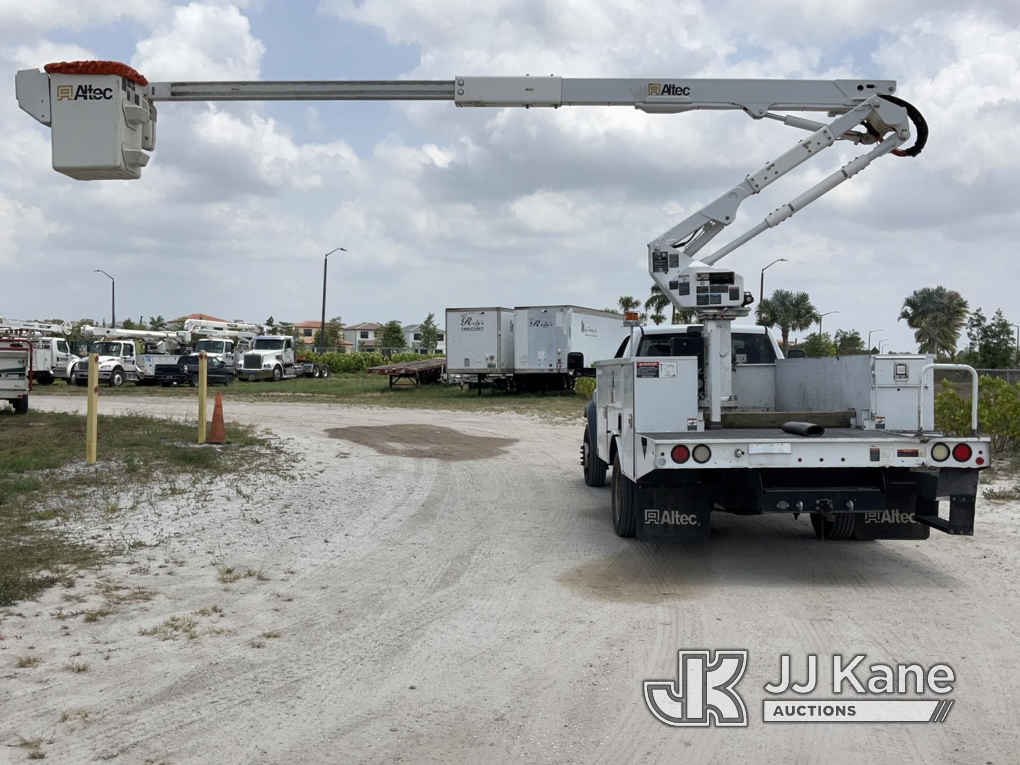 (Westlake, FL) Altec AT40G, Articulating & Telescopic Bucket Truck mounted behind cab on 2015 RAM 55