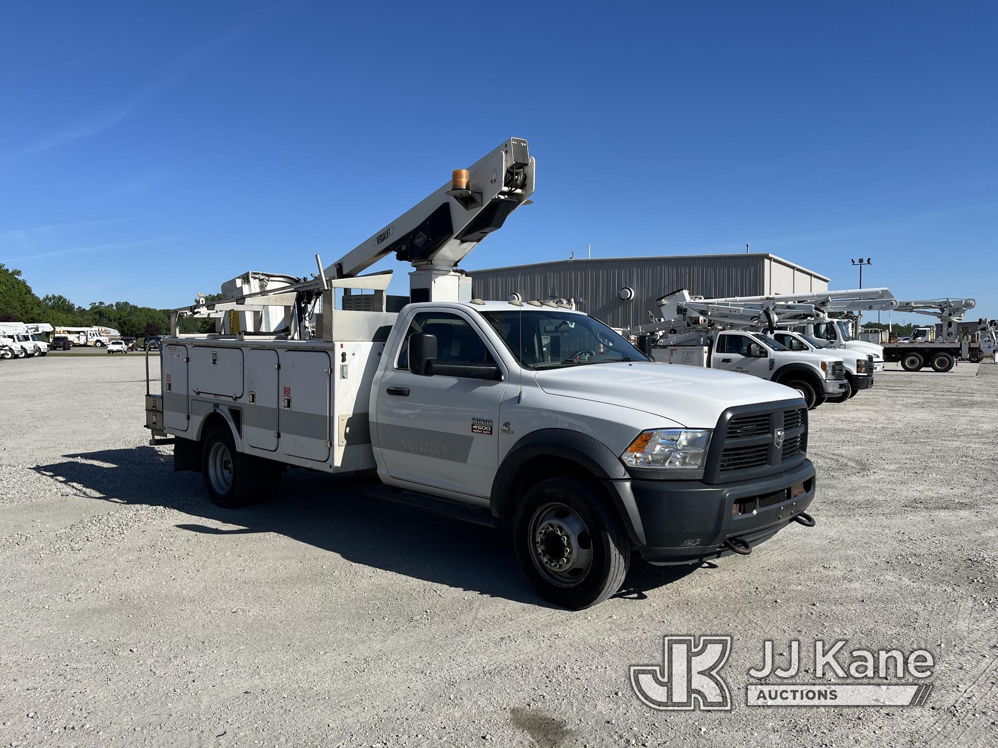 (Chester, VA) Versalift TEL29N-03, Telescopic Non-Insulated Bucket Truck mounted behind cab on 2012