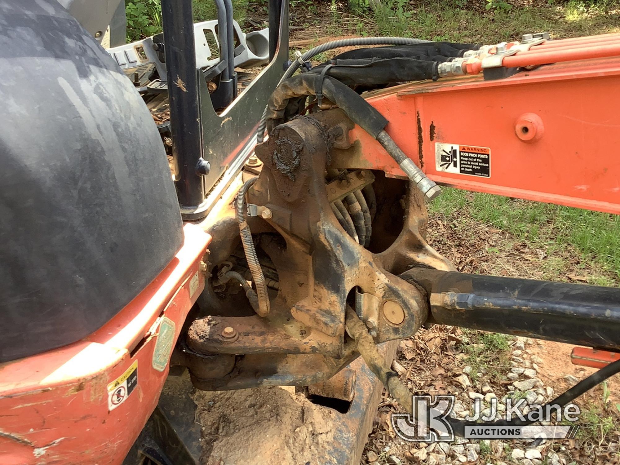 (Douglasville, GA) 2016 Kubota KX040-4 Mini Hydraulic Excavator Not Running Condition Unknown, Parts